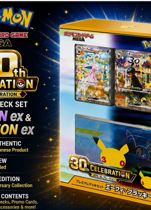 Pokemon Card Game MEGA 30th CELEBRATION Premium Deck Set ESPEON UMBREON
