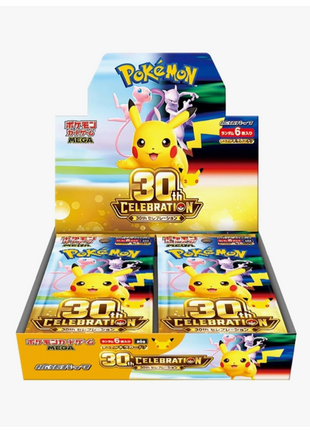 Pokémon Card Game 30th CELEBRATION Japanese Sealed Booster Box