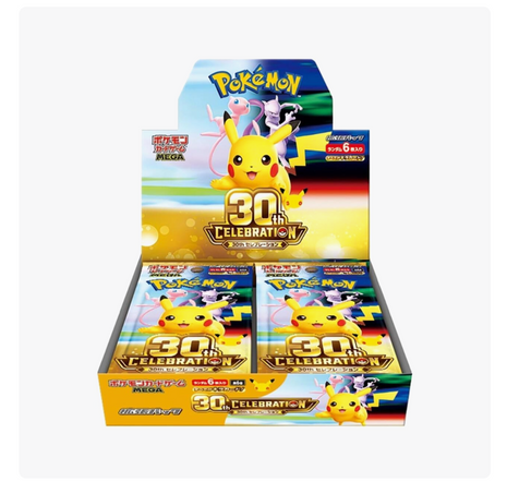 Pokémon Card Game 30th CELEBRATION Japanese Sealed Booster Box