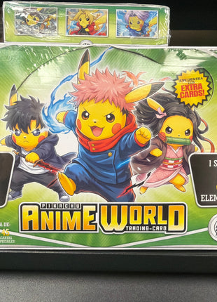 Pikachu Cosplay 3 Anime World Collectible Cards Box