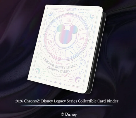 2026 ChronoZ: Disney Legacy Series Collectible Card Binder