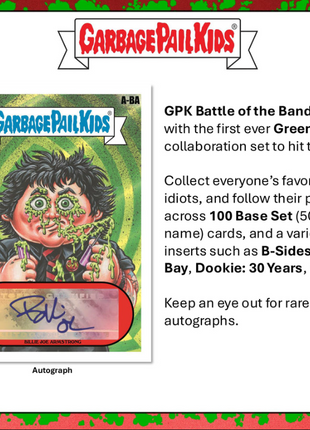 2024 Topps Garbage Pail Kids Battle of the Bands - Green Day Hobby Box