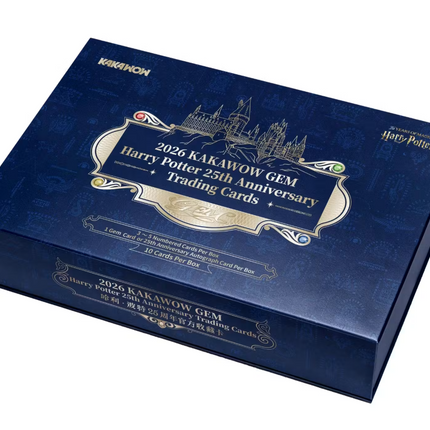 2026 Kakawow GEM Harry Potter 25th Anniversary Trading Card Box