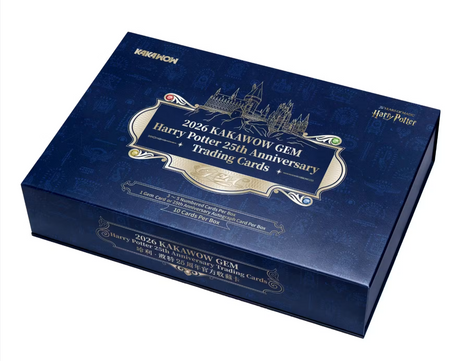 2026 Kakawow GEM Harry Potter 25th Anniversary Trading Card Box