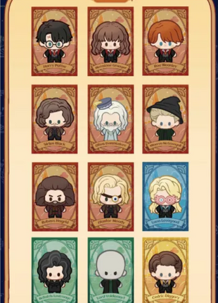Harry Potter Hogwarts Series Flowing Sand Blind Box -Single Card