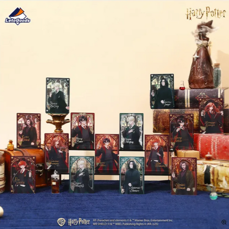 Harry Potter Stained Glass Series Flowing Sand Blind Box - Single Card