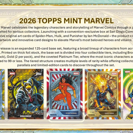 2026 Topps Marvel Mint Hobby Box
