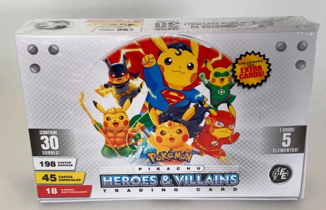 Pikachu Heroes and Villans Cosplay Box