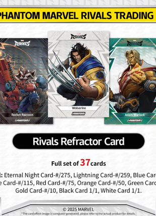 2025 Kakawow Marvel Rivals Phantom Hobby Box