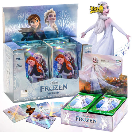 KAYOU Frozen TCG Premium Deck with Elsa & Anna | Disney Official Trading Card Game for Kids Collection | Hot Anime Gift Set 2024
