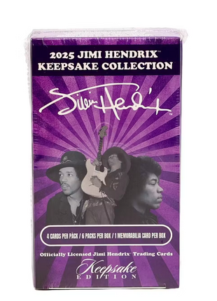 2025 Jimi Hendrix Keepsake Premiere Edition Hobby Box