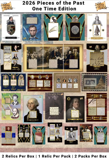 2026 Keepsake Pieces of the Past One Time Edition Hobby Box
