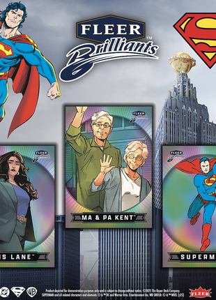 2025 Upper Deck Fleer Brilliants Superman Mega Box