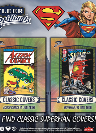 2025 Upper Deck Fleer Brilliants Superman Mega Box