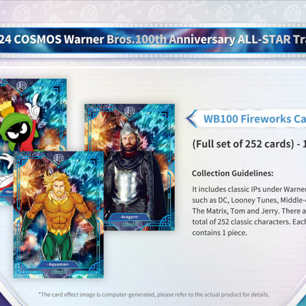 2024 Kakawow Cosmos Warner Brothers 100th Anniversary Trading Cards Hobby Box