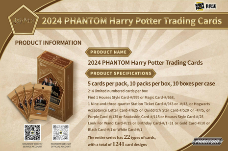 2024 Kakawow Harry Potter Phantom Hobby Box