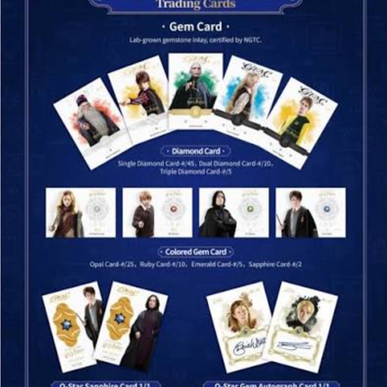 2026 Kakawow GEM Harry Potter 25th Anniversary Trading Card Box
