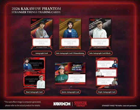 2026 Kakawow Phantom Stranger Things Hobby  1 Sealed Box