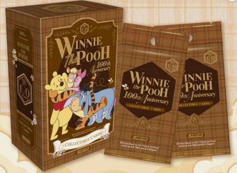 2026 Winnie the Pooh 100th Anniversary Card.Fun Box