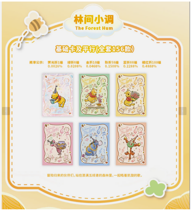 2026 CENESE Winnie the Pooh Grand Adventure Collectible Cards Box